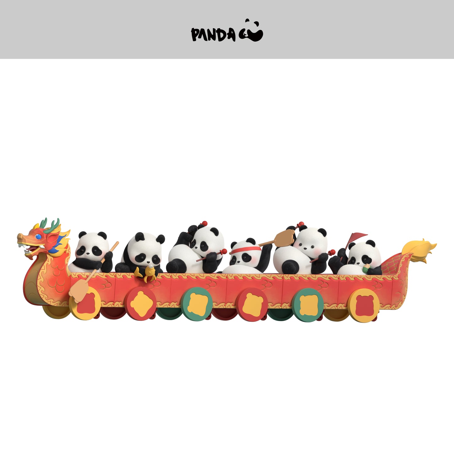 Panda Roll Dragon Boat Racing