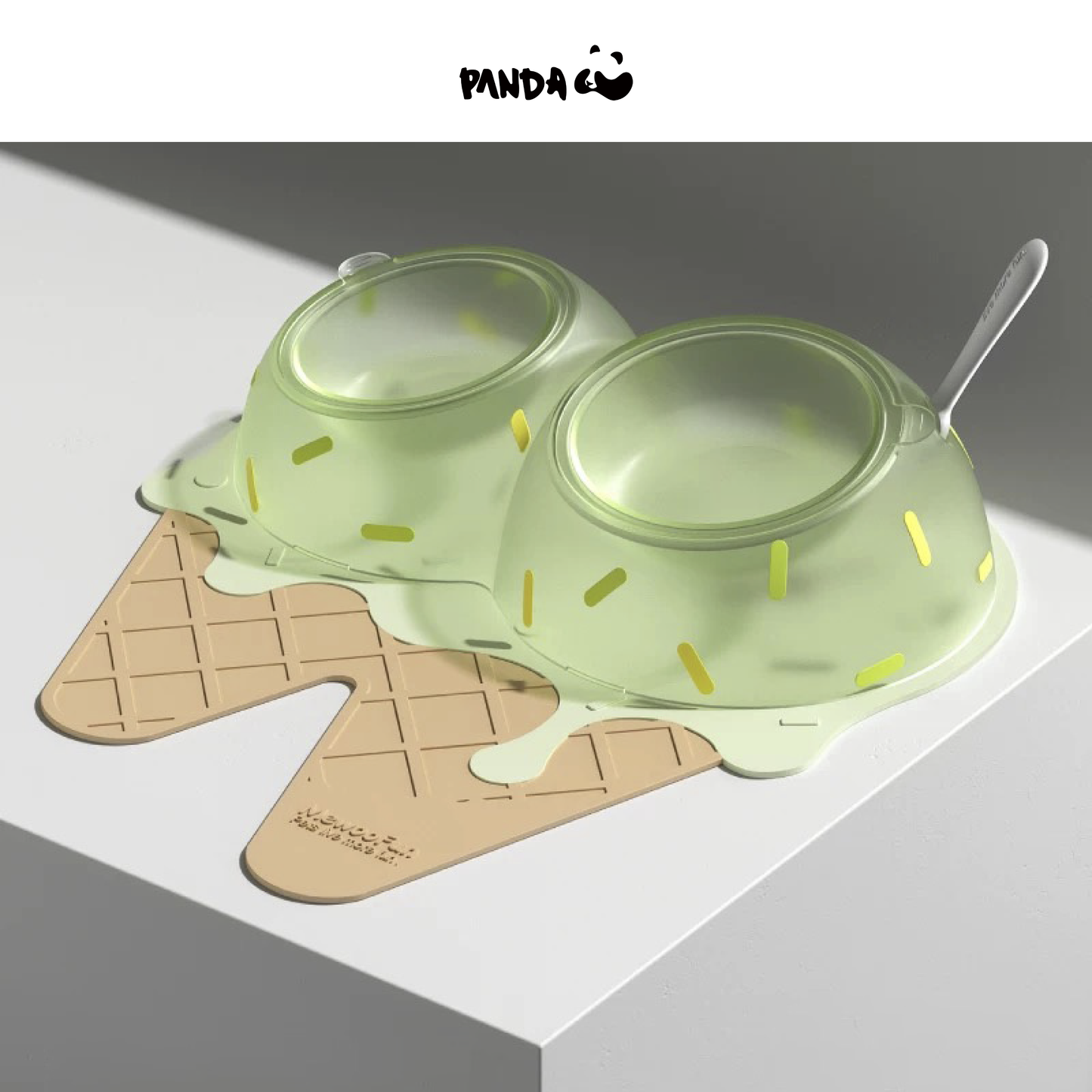 QS01G Cat Bowl - Ice Cream Design