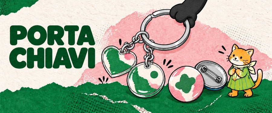 Portachiavi GREEN PANDA — piccoli dettagli da portare con te.