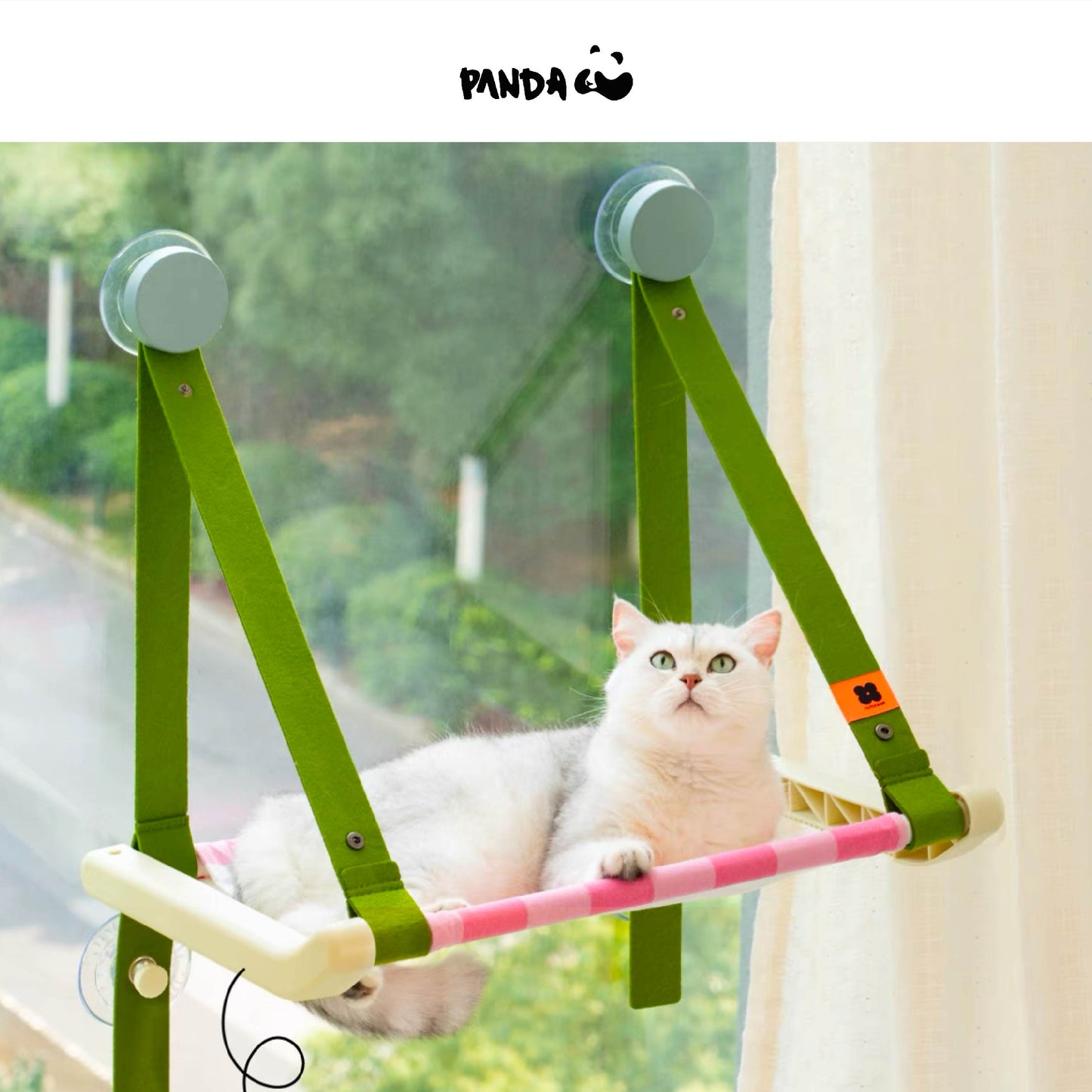 QM050 Cat Hammock Bed - Suction cup