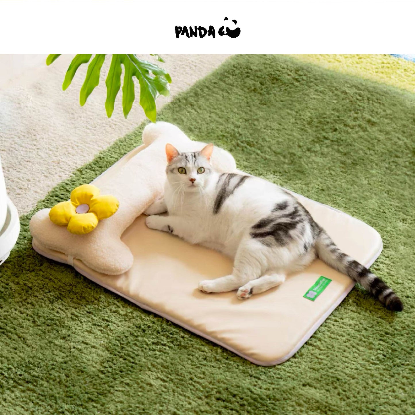 QCP105 Pet Cool Mat Bone shape pillow design