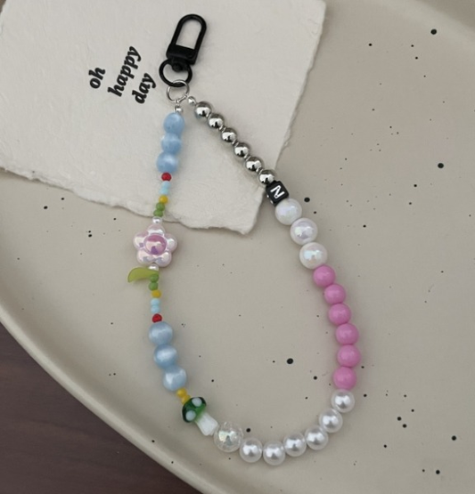 Flower Mushroom Phone Chain