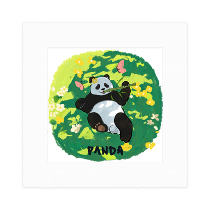 Cadre photo en carton avec illustrations d'animaux de marque Panda IP 16,7 cm x 16,7 cm