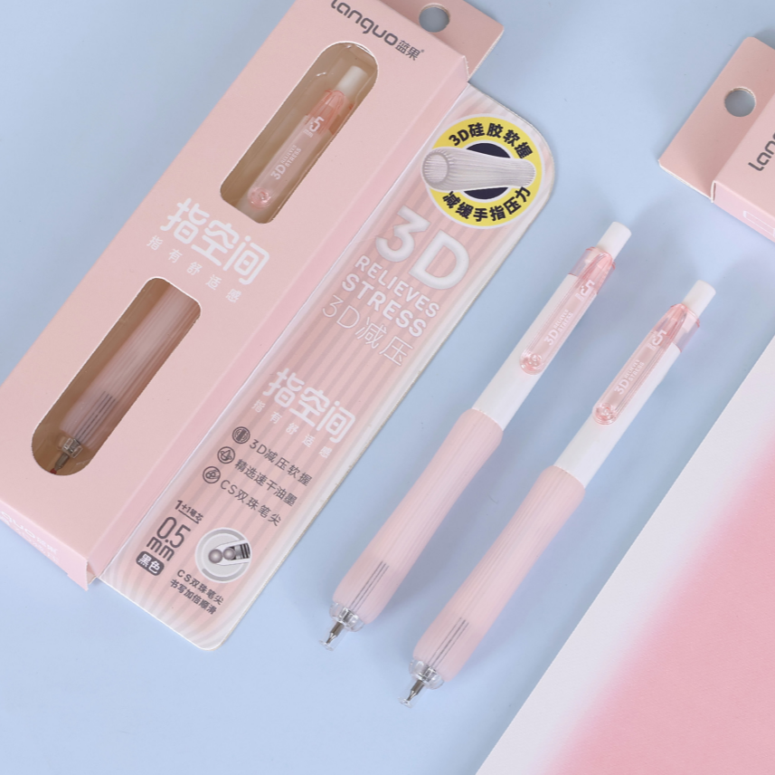 Finger Space (Light Pink) Press Gel Pen