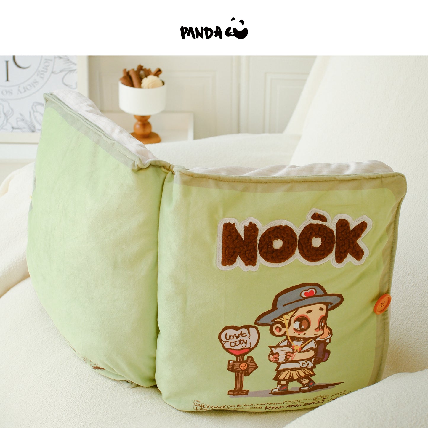 NOOK  Quest for the Heart Comic Book Pillow