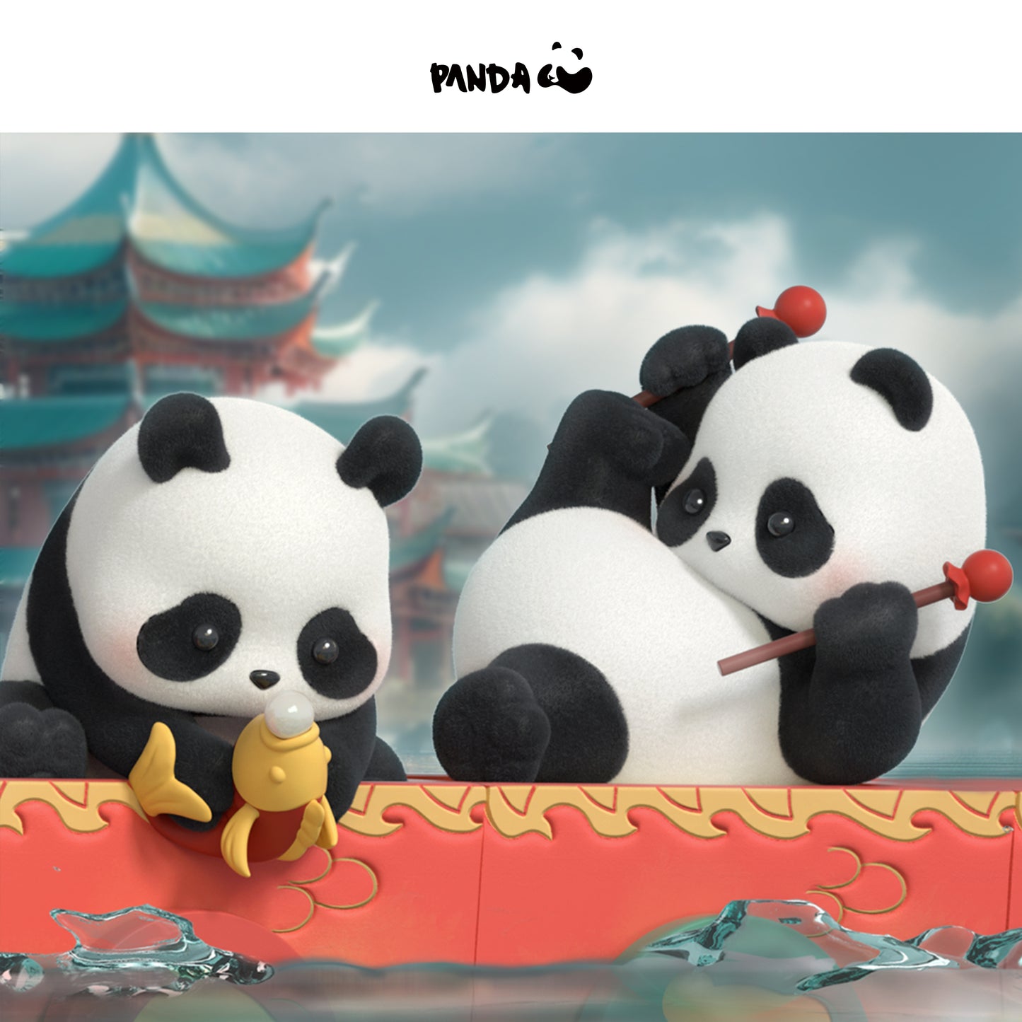 Panda Roll Dragon Boat Racing