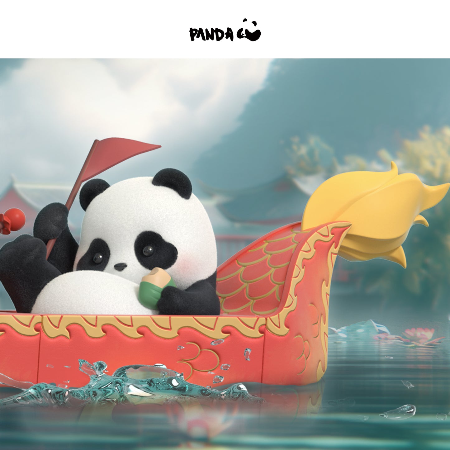 Panda Roll Dragon Boat Racing