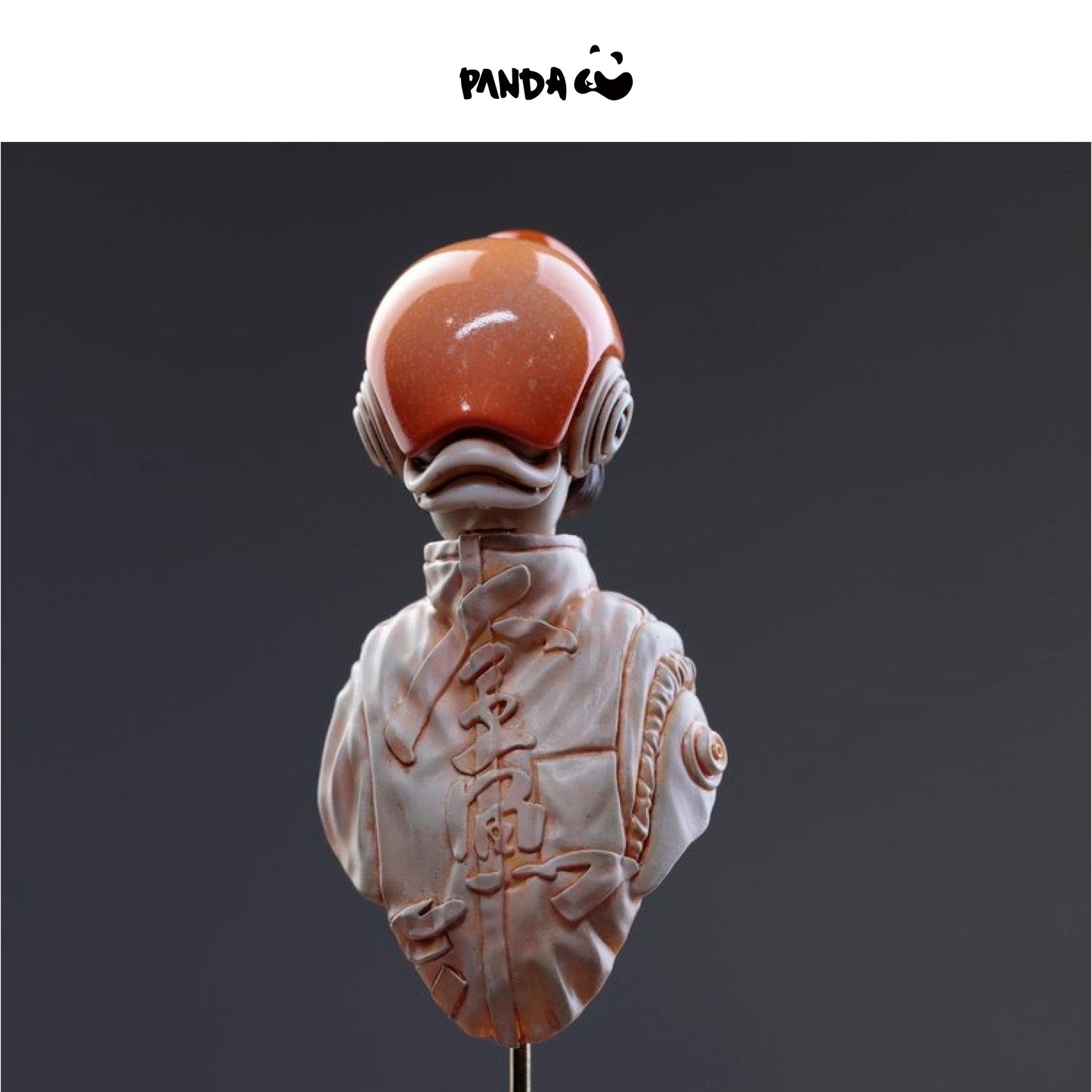 Goldfish” color washed color plate art statue Masato Ohatake