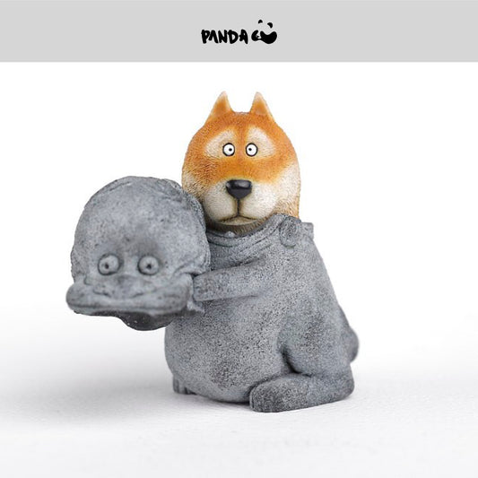 Le conte de la bête amusée : le lion jaune et le tigre guodong