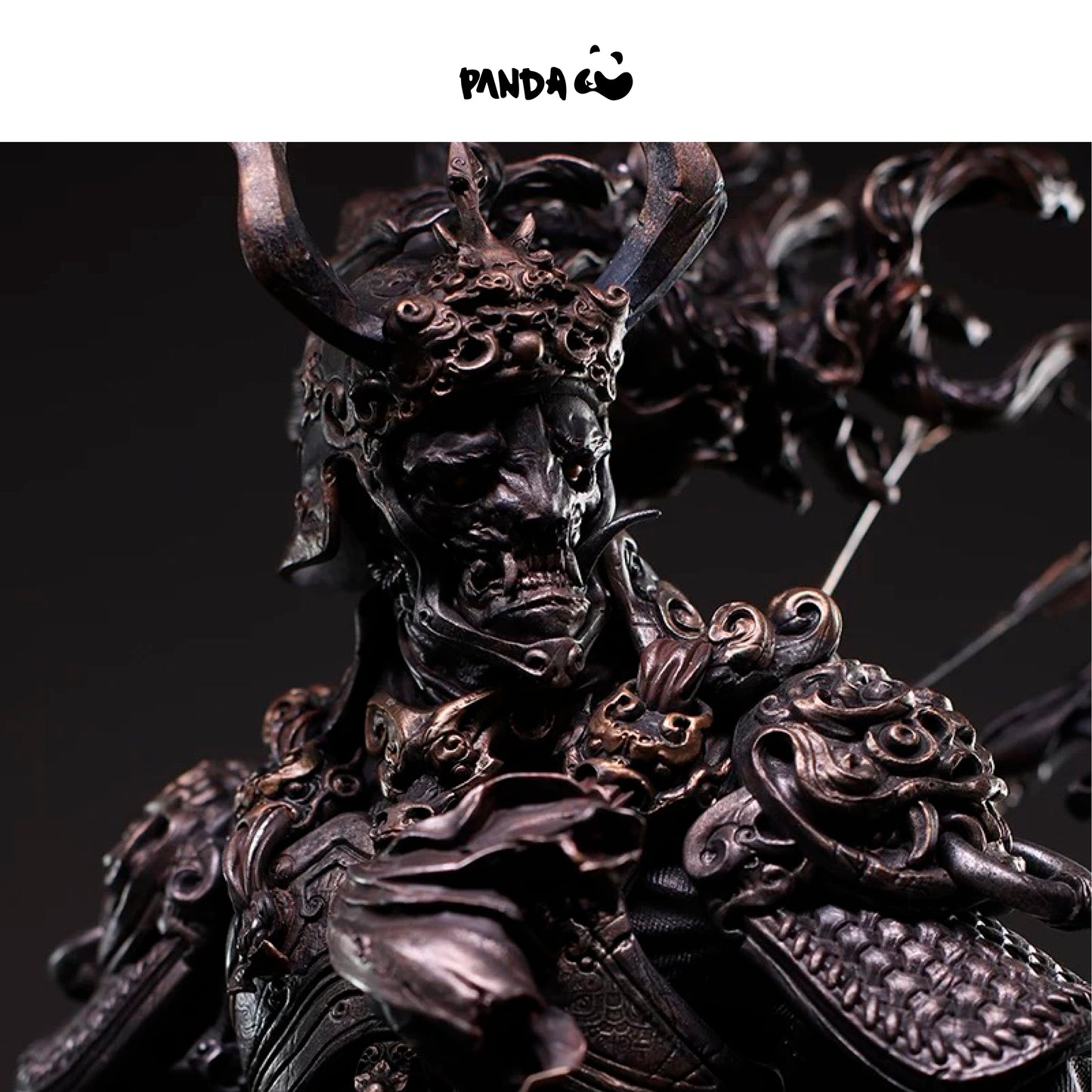 Ghosts and Gods - Noh Pin: Di Qing” Bronze Resin Edition Uncle Kuang  Number of editions: 300