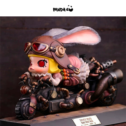 Mamma Mamma Maker+POP｜“Steampunk Bursting Speed Bunny MOLLY” V1 Jasmine Art Sculpture Mitsuji Kamata