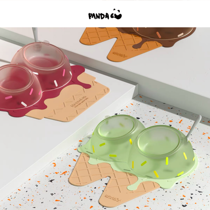 QS01G Cat Bowl - Ice Cream Design