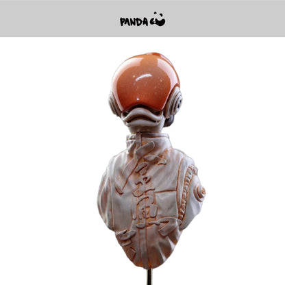 Goldfish” color washed color plate art statue Masato Ohatake