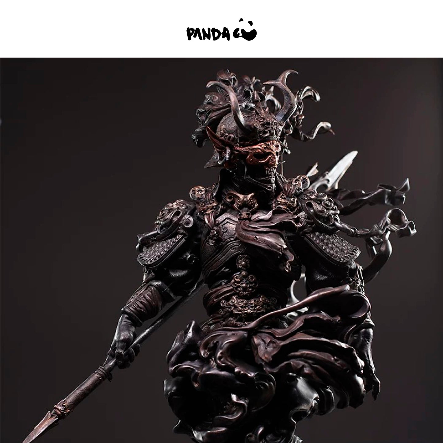 Ghosts and Gods - Noh Pin: Di Qing” Bronze Resin Edition Uncle Kuang  Number of editions: 300