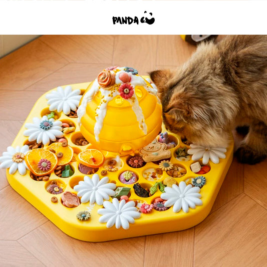 QS22H Pet Snuffle Slow Feeder - Big Shakable Ball Design