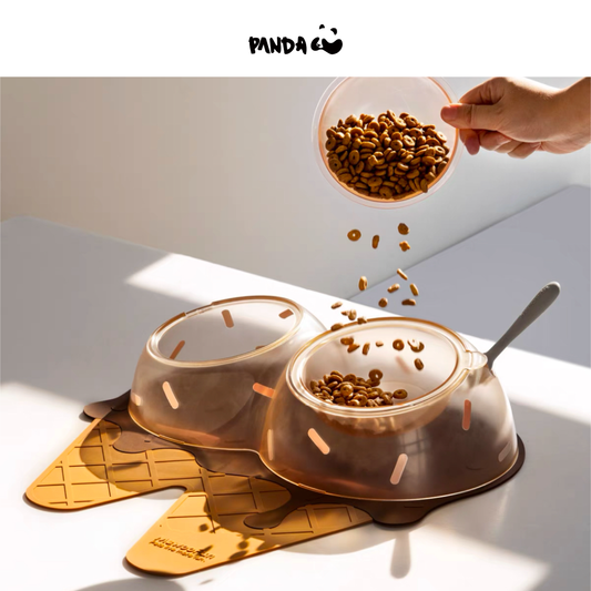 QS01G Cat Bowl - Ice Cream Design