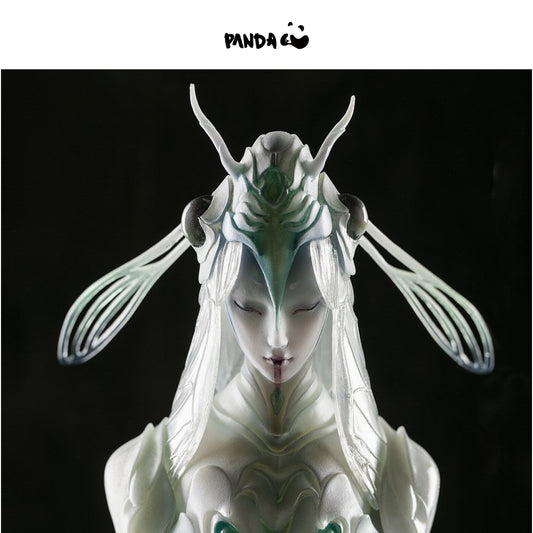 Cigale sorcière noire et blanche - Cigale sorcière blanche