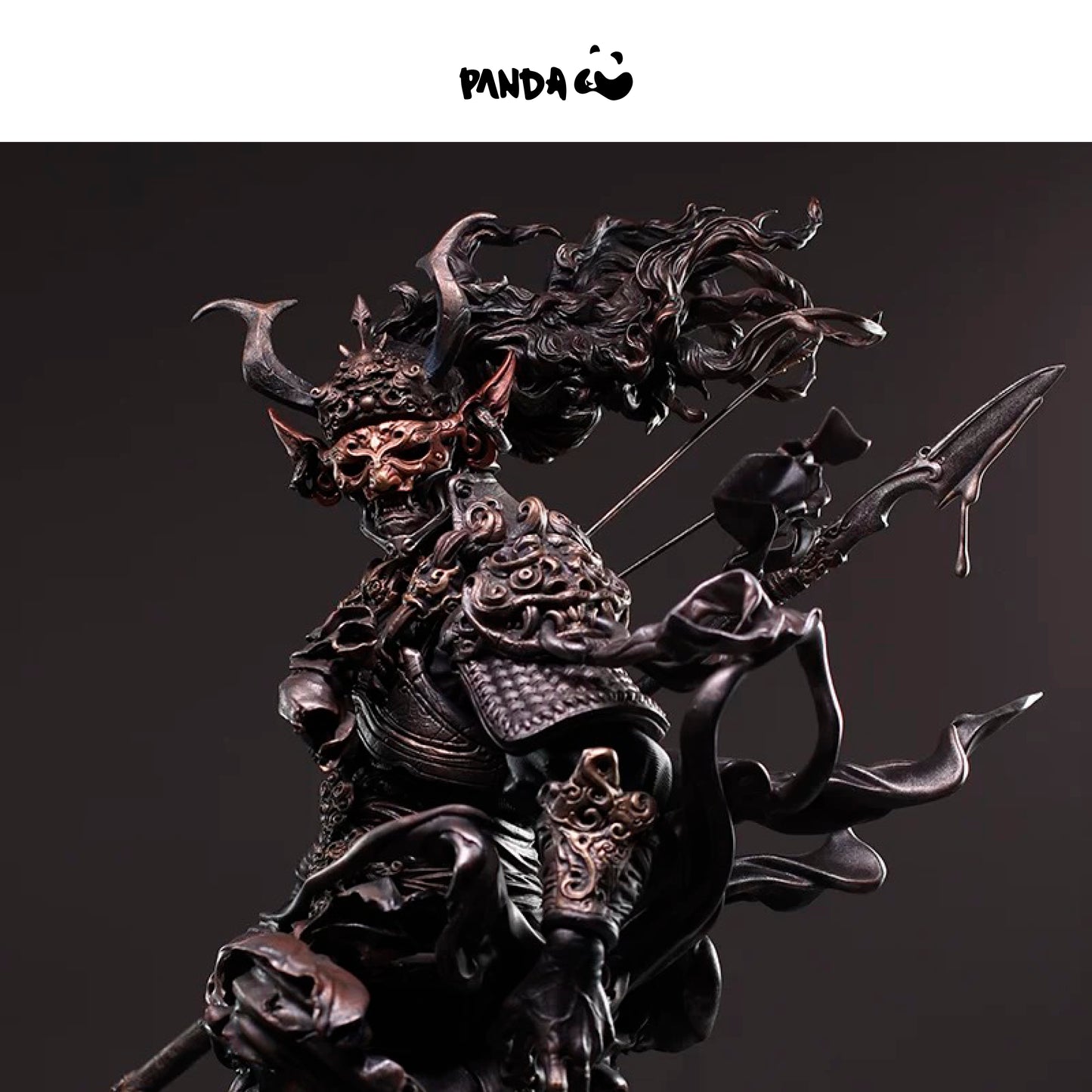 Ghosts and Gods - Noh Pin: Di Qing” Bronze Resin Edition Uncle Kuang  Number of editions: 300