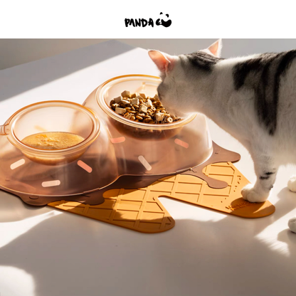 QS01G Cat Bowl - Ice Cream Design