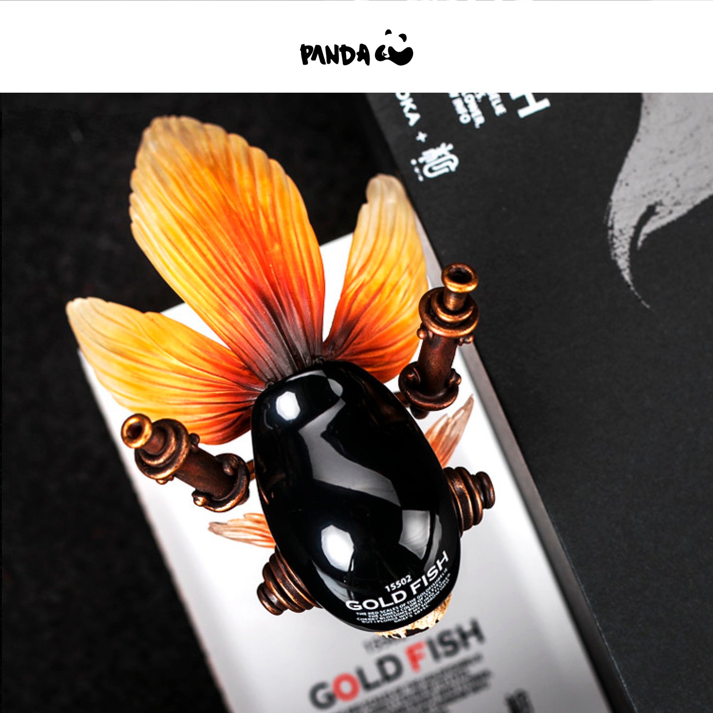 GOLDFISH Cyber Wasteland Original Little Goldfish Art Statue 松岡ミチヒ口