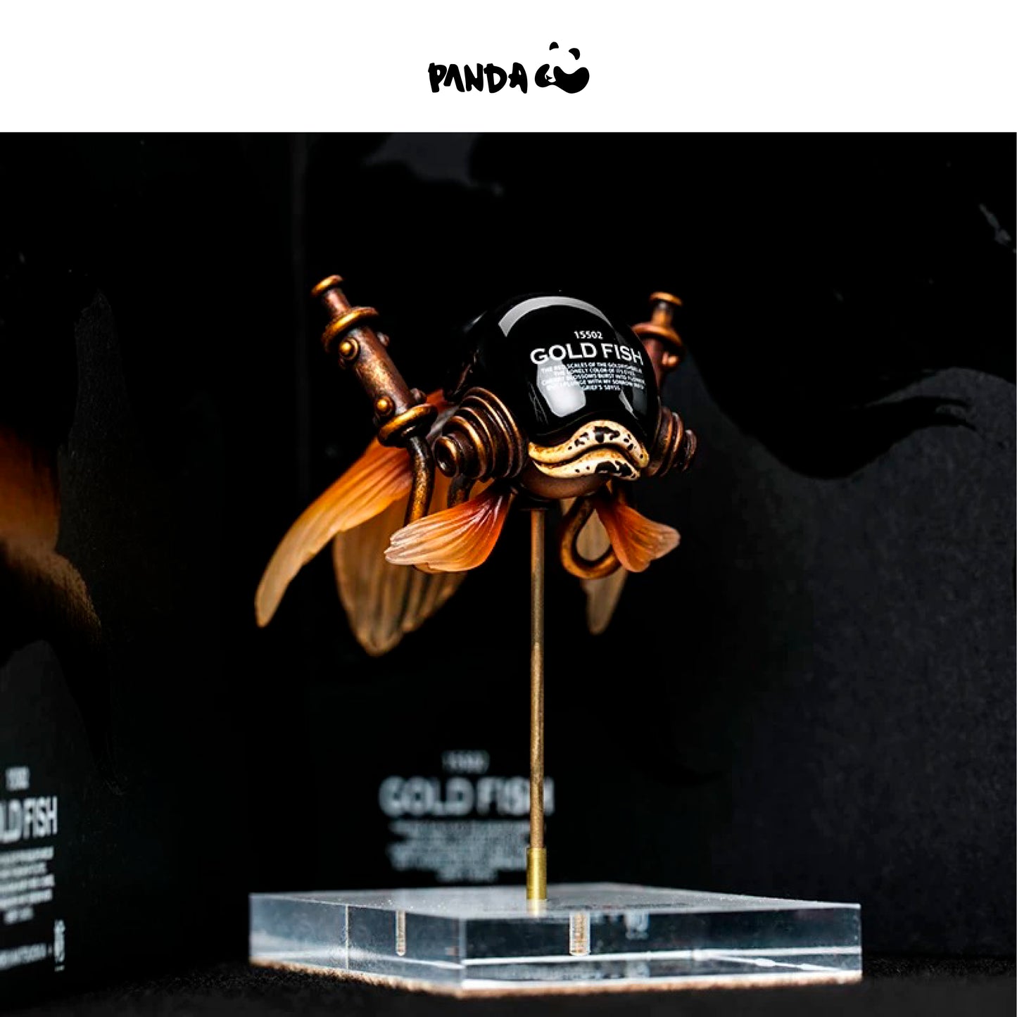 GOLDFISH Cyber Wasteland Original Little Goldfish Art Statue 松岡ミチヒ口