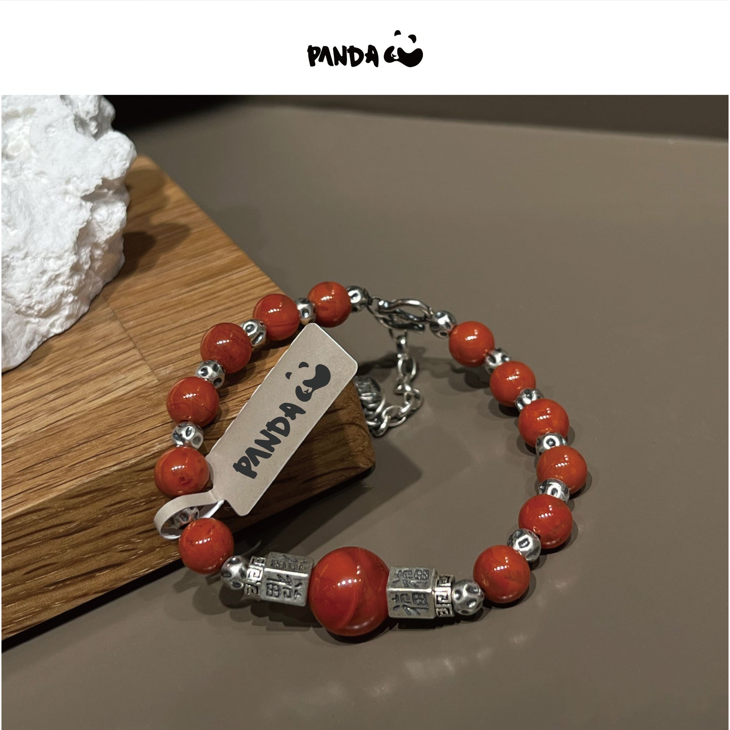 South Red silver Bracelet