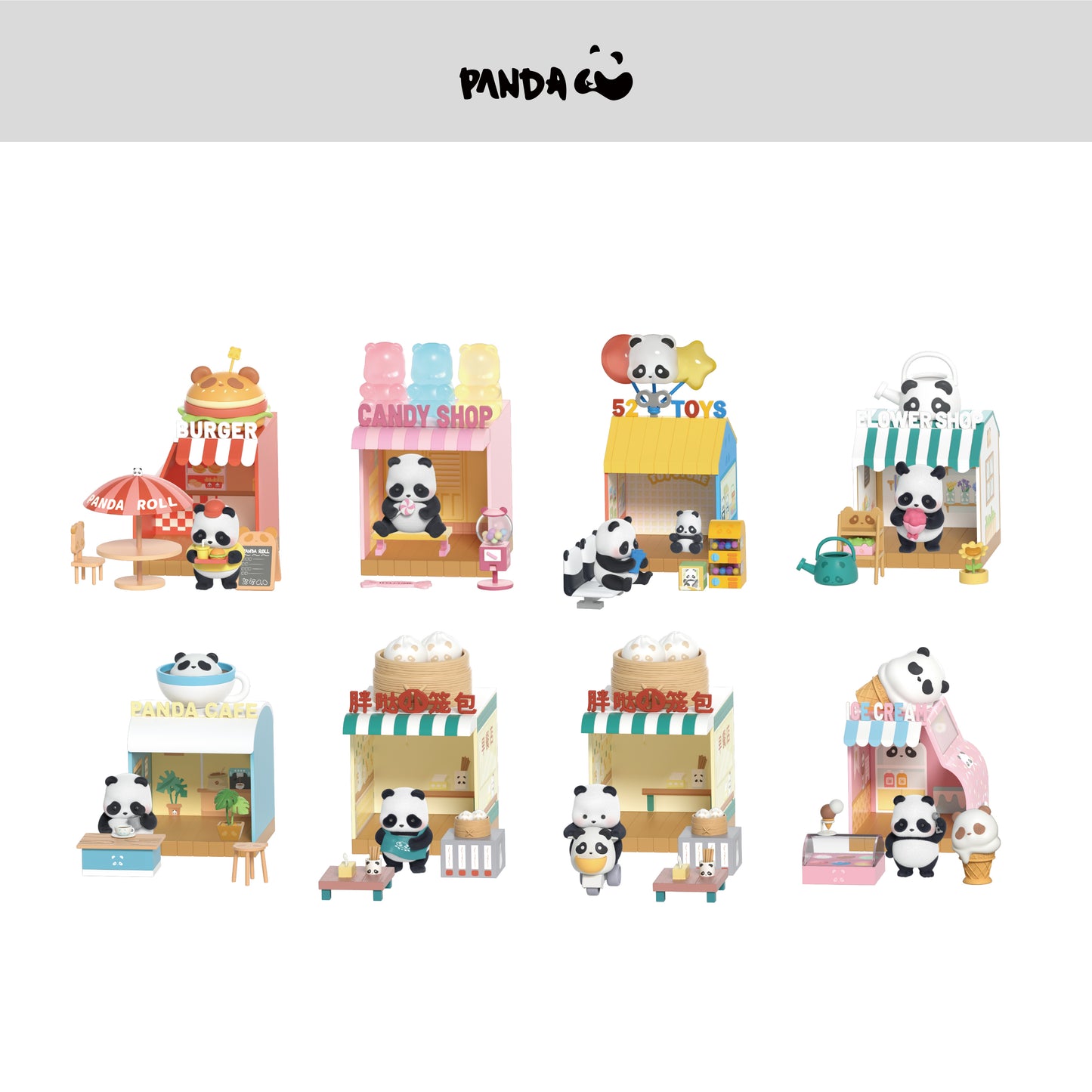 PANDA ROLL Shopping Street