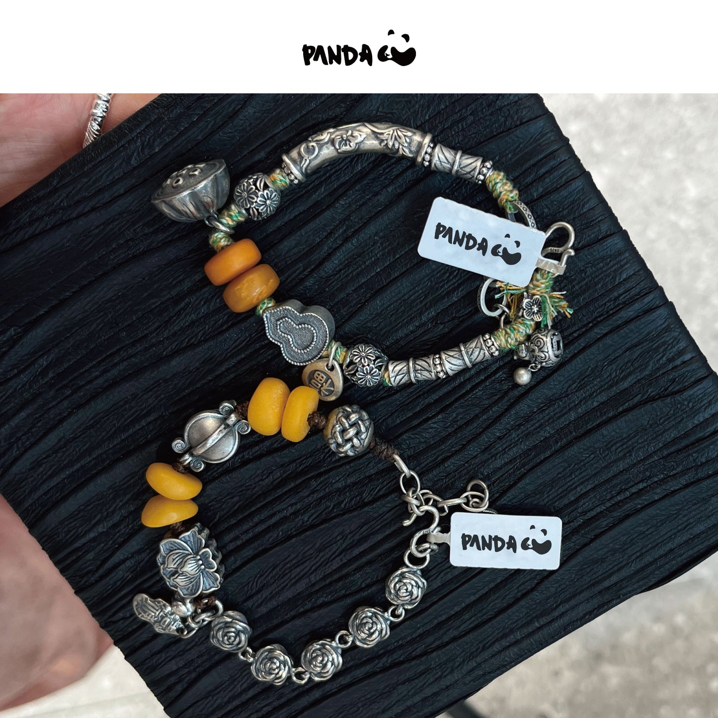 Beeswax silver Bracelet