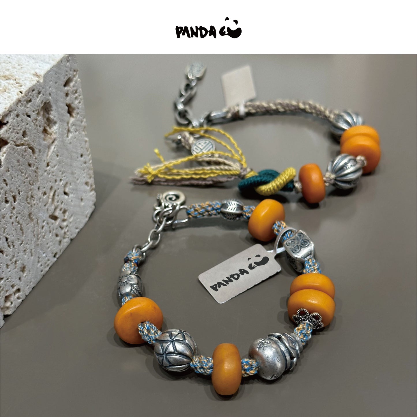 Beeswax silver Bracelet