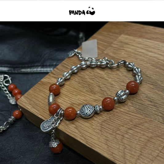 cire d'abeille; argent; bracelet