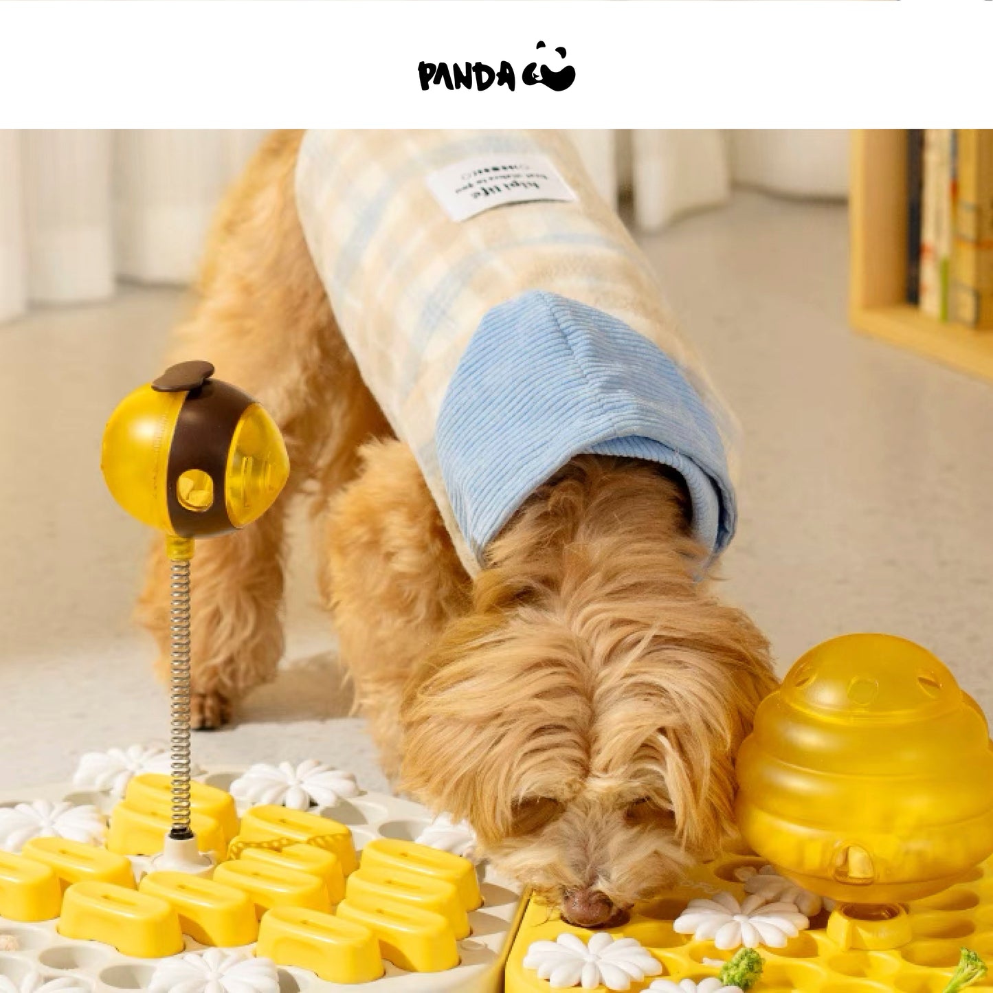 QS22B Pet Snuffle Slow Feeder - Hign Shakable Ball Design