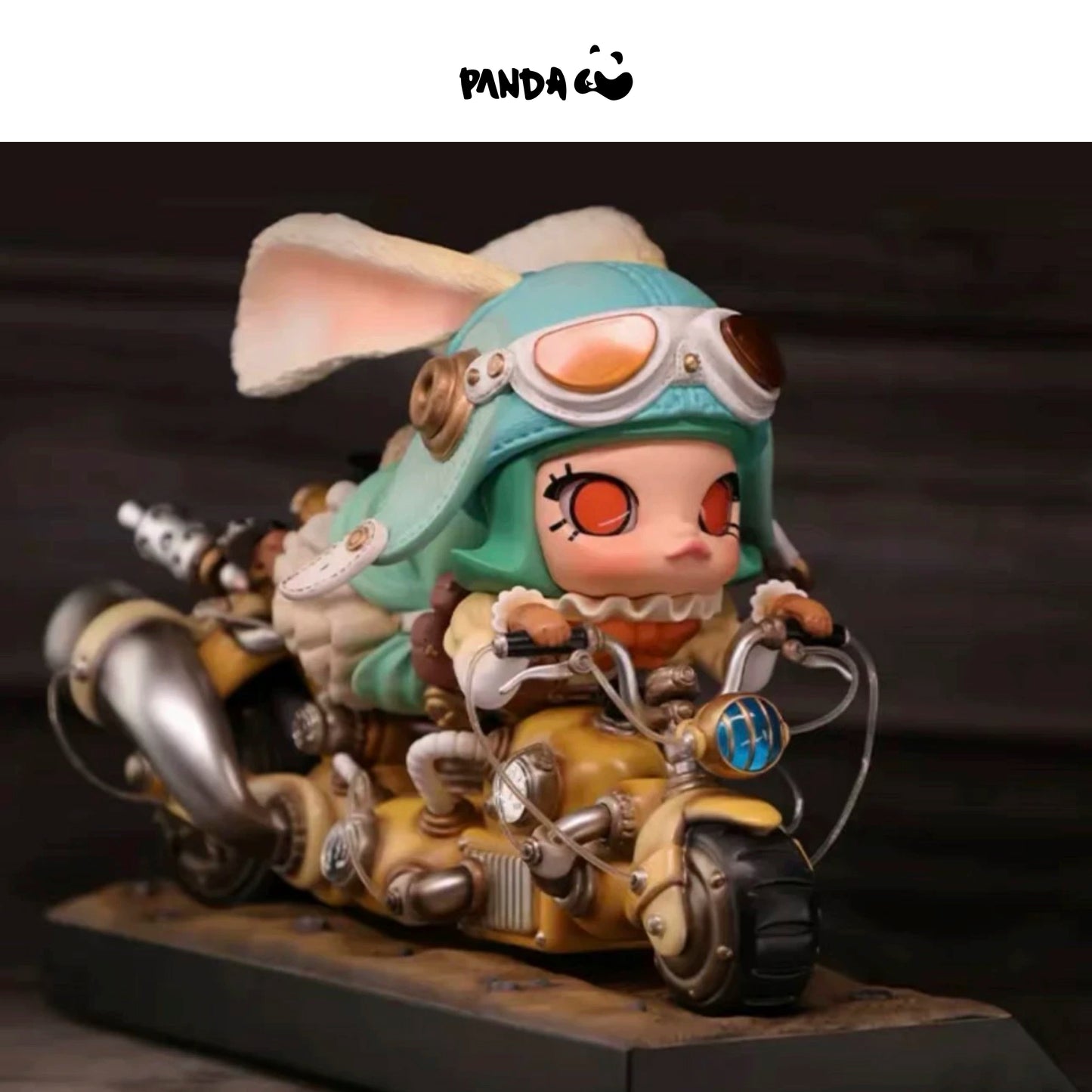 Mamma Mamma Maker+POP｜“Steampunk Bursting Speed Bunny MOLLY” V2 Molly's Play Art Statue Mitsuji Kamata