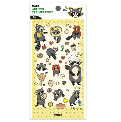Adesivo IP del marchio PANDA  Piccolo procione