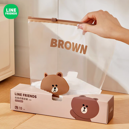 Sealed fresh-keeping bag [32*27]-BROWN model /[15*23]-CONY model/ [10*20]-SALLY model