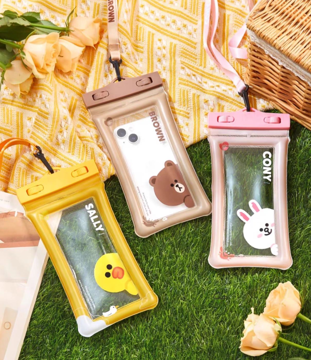 LF mobile phone waterproof bag Brown/Cony/Sally