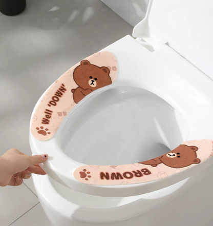 Adesivo per sedile WC LF - MARRONE/CONY