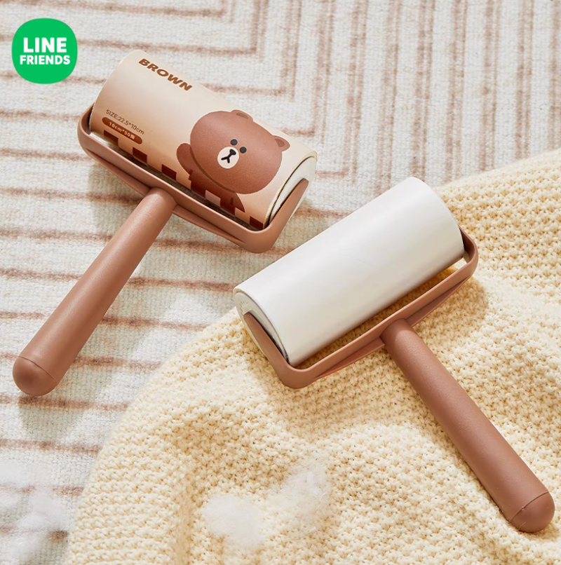 LF Lint Roller 1 Roll Replaceable Core BROWN