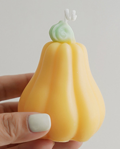 Pumpkin candle