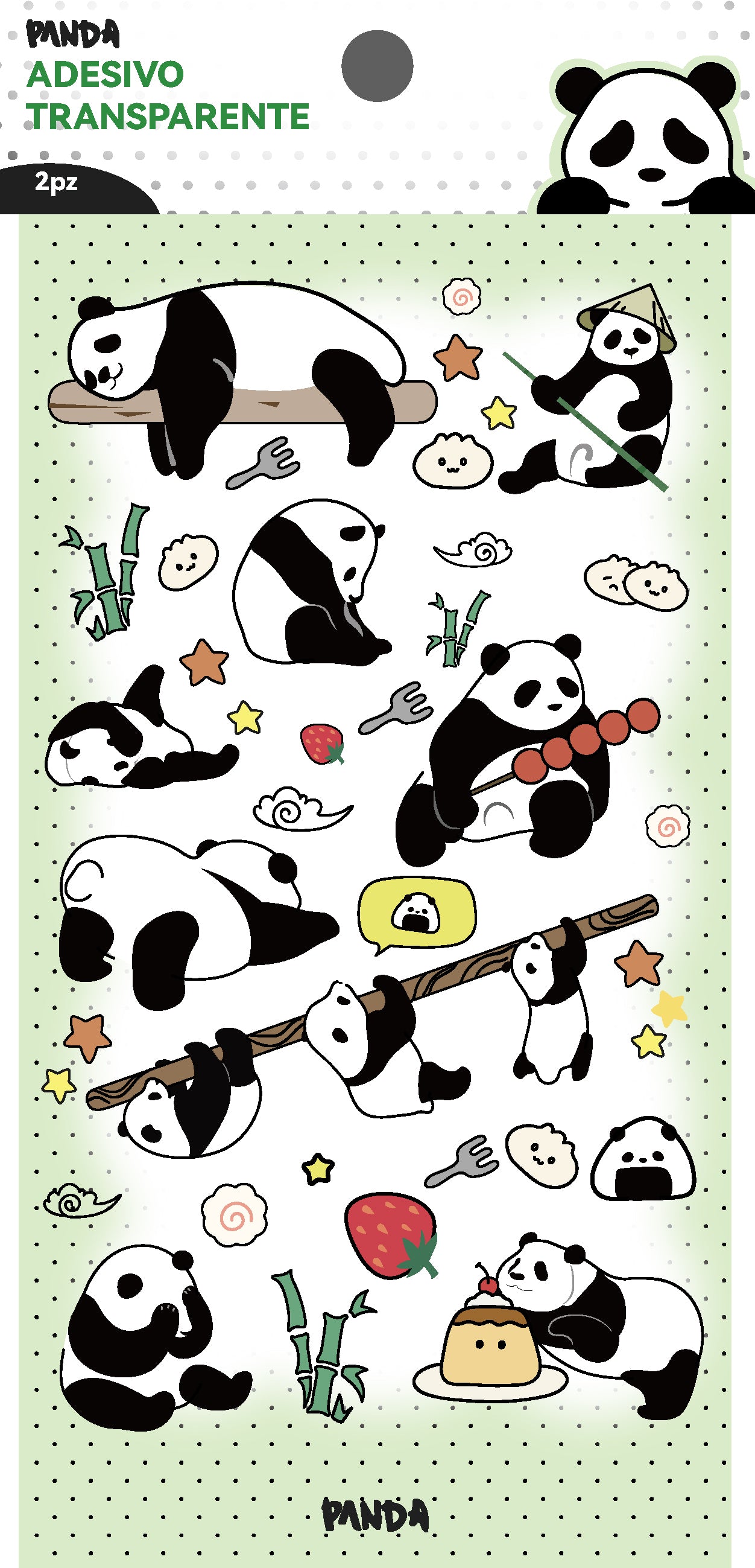 Adesivo IP del marchio PANDA