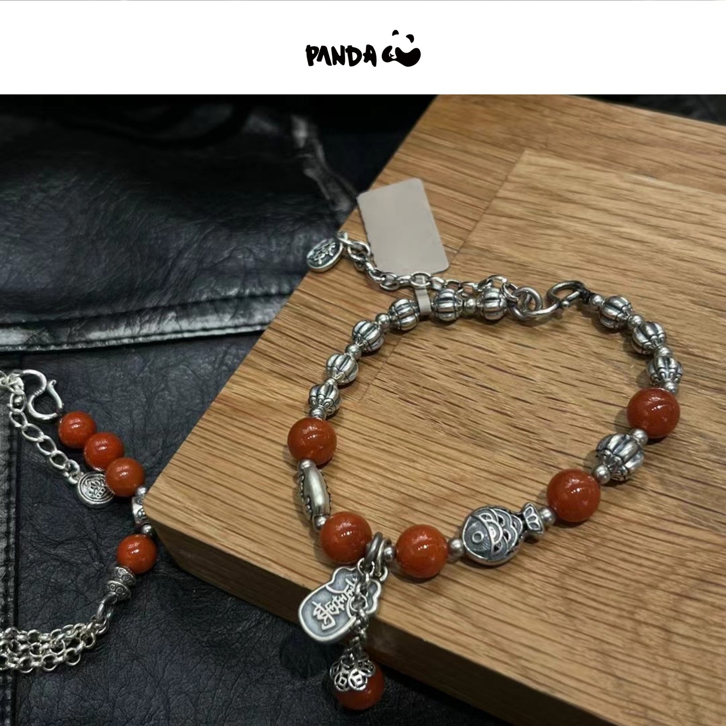 Cire d'abeille; Argent; Bracelet