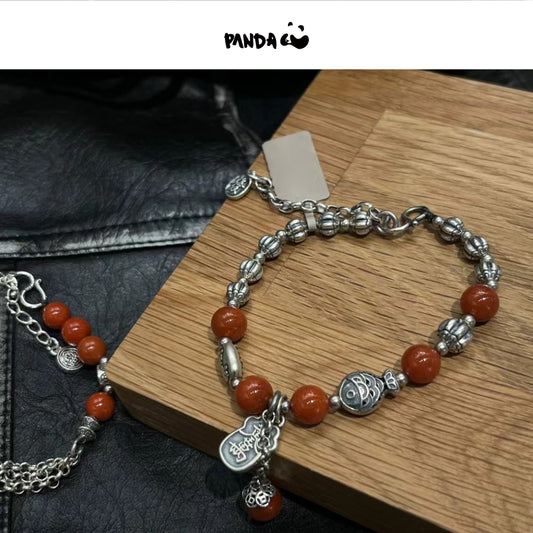 Cire d'abeille; Argent; Bracelet