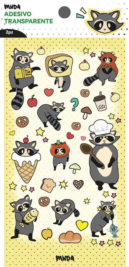 Adesivo IP del marchio PANDA  Piccolo procione