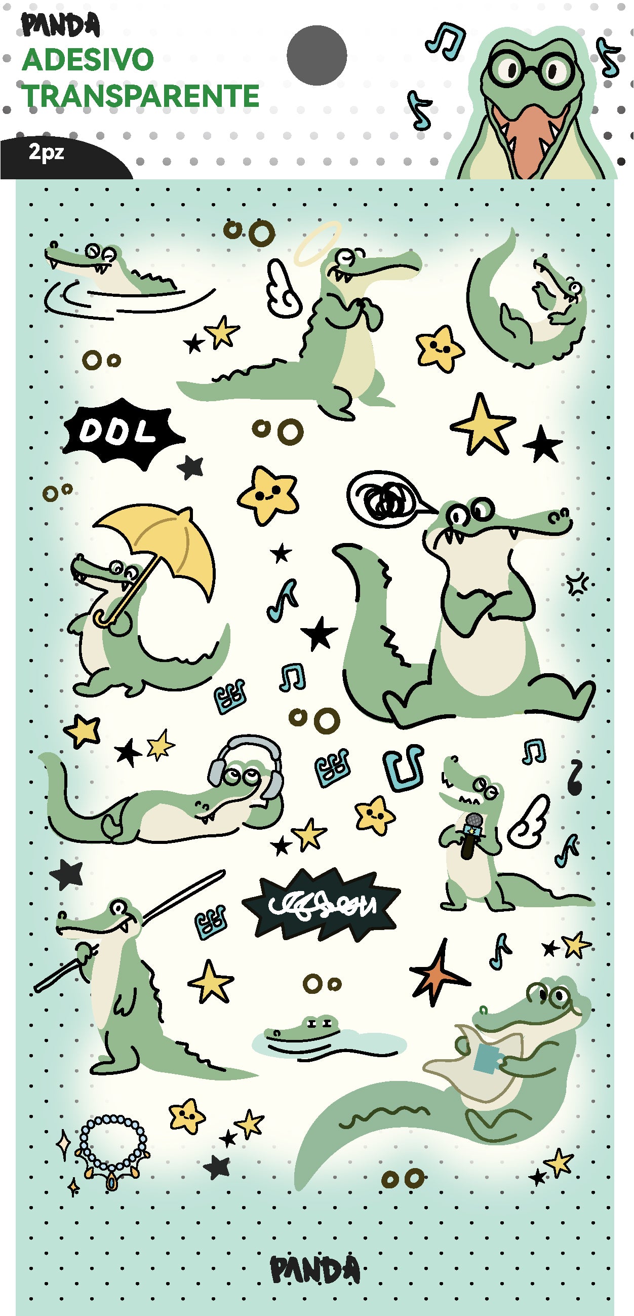 Adesivo IP del marchio PANDA  Coccodrillo