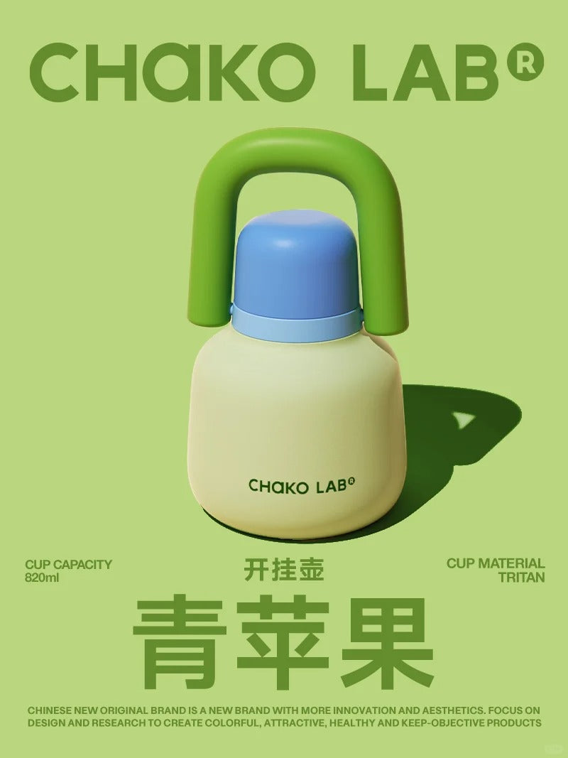 Hanging pot-jackfruit (yellow and blue)/Hanging pot-green apple (blue and green)