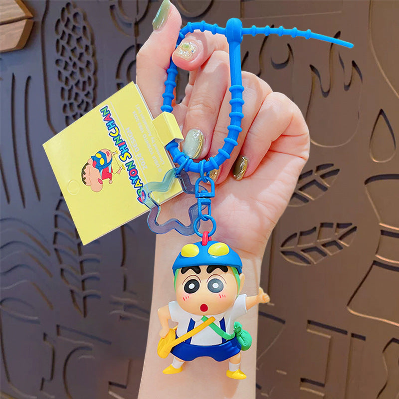 Crayon Shin-chan Dynamic Superman Keychain - White