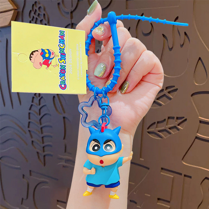 Crayon Shin-chan Dynamic Superman Keychain - Blue