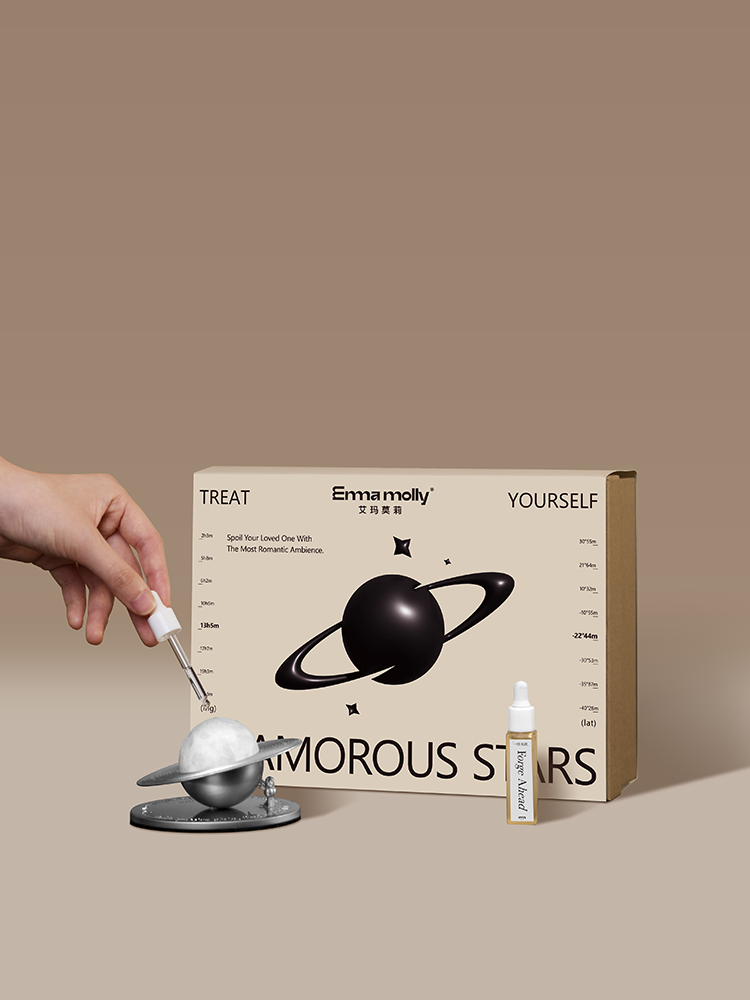 Aromatherapy Brilliant Star Ring Gift Box-Keep Moving Forward