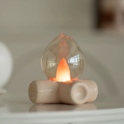 Flame table night light