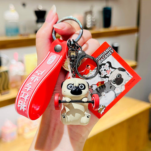 Genuine My Emperor Cat Bazaar Black Car Keychain Chain High-grade Girls Small Gift Couple Schoolbag Pendant Wholesale