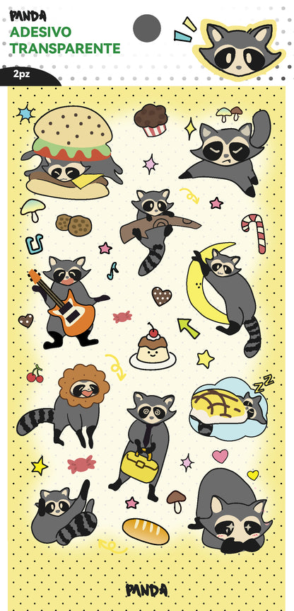 Adesivo IP del marchio PANDA  Piccolo procione